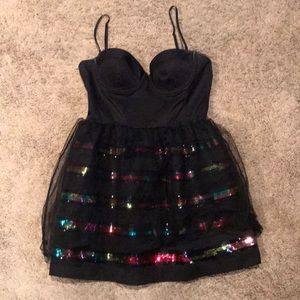 Black sparkly dress